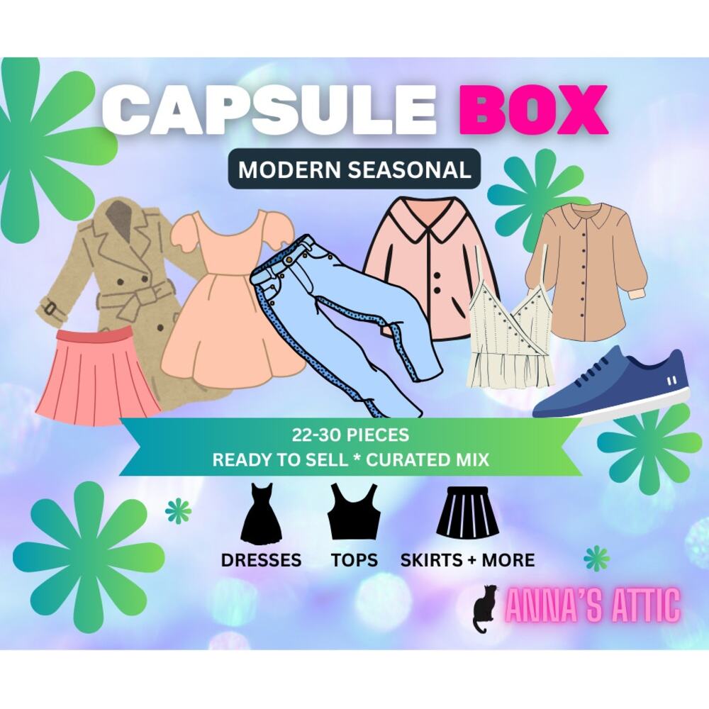 Seasonal Women’s Modern Capsule Box Case Pack Reseller Lot 22-30 pcs